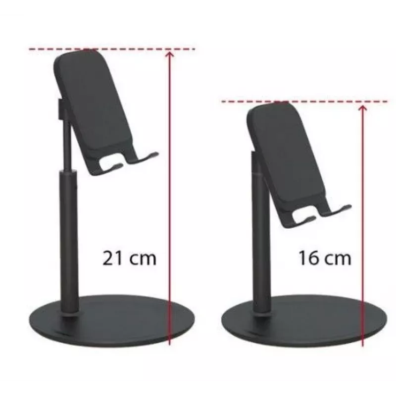 iLike Universal Telescopic Desktop Bracket Phone Tablet Holder (K3S) Black