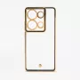 iLike Xiaomi Poco M6 Pro TPU+PC Hybrid Protective Back Cover with Camera Protection Transparent Black