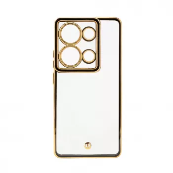iLike Xiaomi Redmi Note 13 Pro 4G Hybrid Case with Camera Protection, Transparent Black