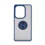 iLike Xiaomi Redmi Note 13 Pro 4G Hybrid Case with Ring Dark Blue