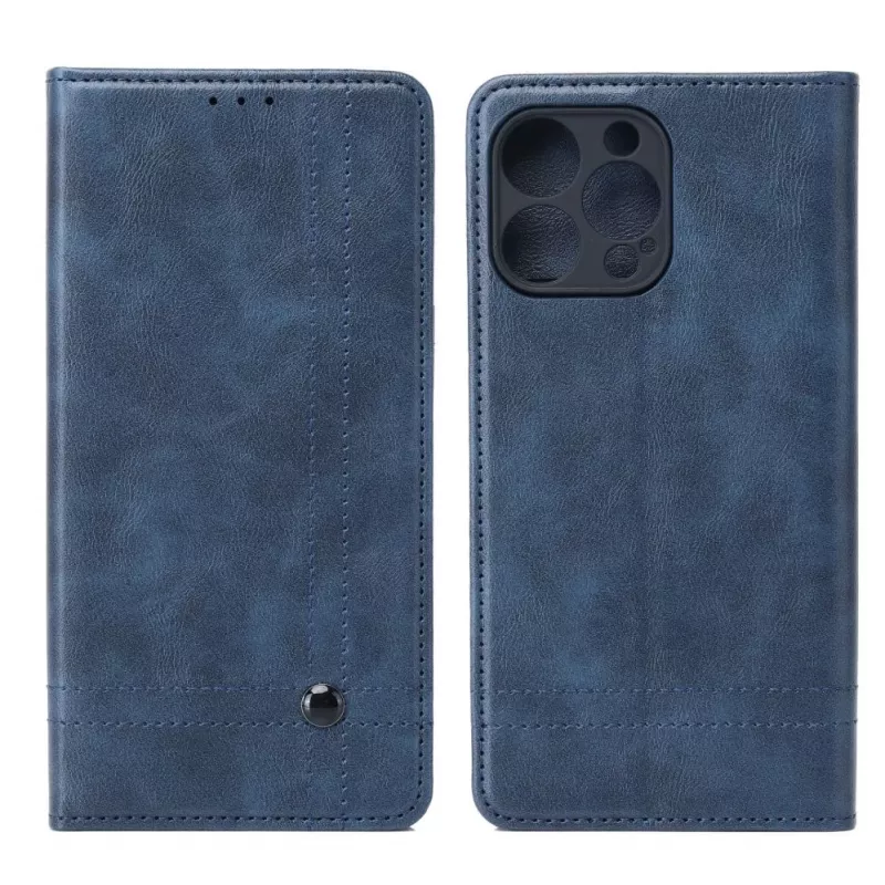 iLike Xiaomi Redmi Note 14 Pro 4G Smart Seam Book Case Navy Blue