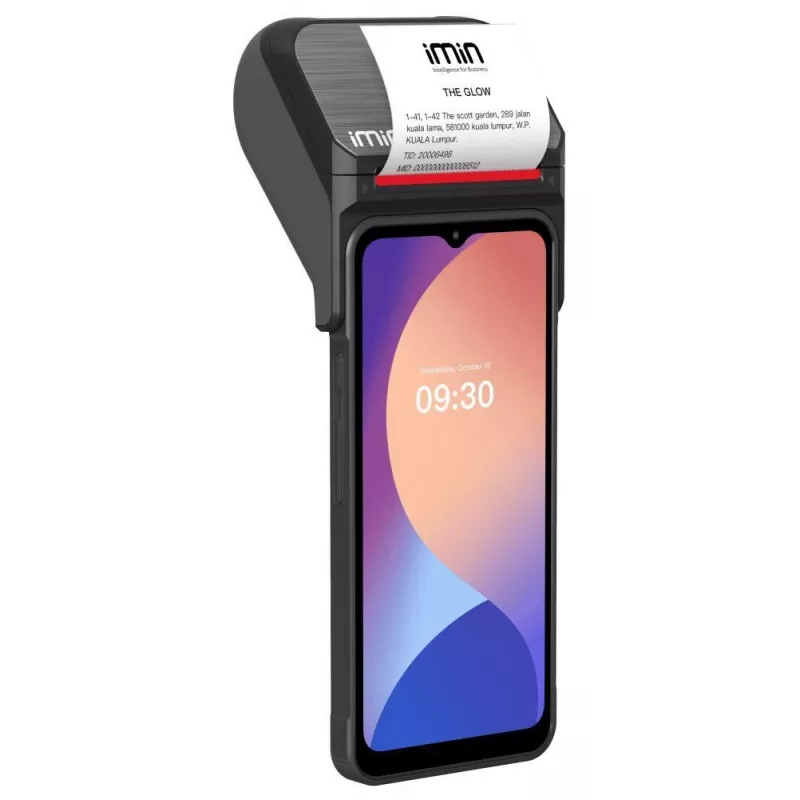 iMin Swift 1 Pro 6.5 inch Android 13 Mobile POS Terminal with 4GB/32GB, NFC, 4G LTE, IP54 MS115A002