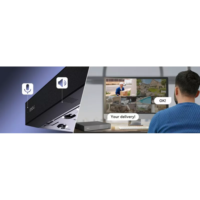 Imou NVR-N118-8P-8A0E-P 18-Channel 8-PoE 4K Network Video Recorder