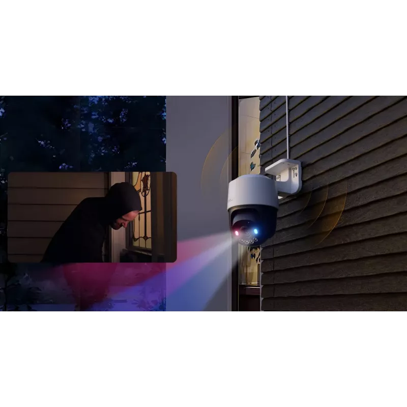IMOU PS7FP-8X0 8MP 4K PoE Pan/Tilt IP Camera with Night Vision and Two-Way Audio