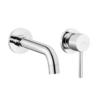 DAFNI In-Wall Washbasin Mixer Chrome - Brass Body, Ceramic Cartridge, Single Lever, 5.7 L/min