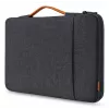 INATECK 14-inch Laptop Sleeve with Separate Accessory Pouch – Water-Repellent Polyester, Shockproof, Black