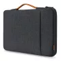 INATECK 14-inch Laptop Sleeve with Separate Accessory Pouch – Water-Repellent Polyester, Shockproof, Black
