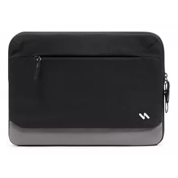 INATECK Laptop Sleeve for 14 Inch Ultrabook, Water-Repellent Polyester Case with Soft Flannel Lining and Shock-Absorbing Padding – Black