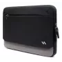 INATECK Laptop Sleeve for 14 Inch Ultrabook, Water-Repellent Polyester Case with Soft Flannel Lining and Shock-Absorbing Padding – Black