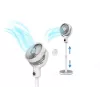 INCA IAF-01B Standing Fan with Rechargeable Battery, BLDC Motor, 5 Speeds, LED Display, White
