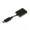 InLine DisplayPort Adapter Cable, DisplayPort Male to DVI-D 24+5 Female, Black, 0.2m