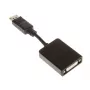 InLine DisplayPort Adapter Cable, DisplayPort Male to DVI-D 24+5 Female, Black, 0.2m