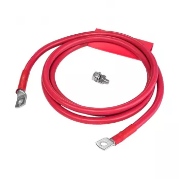 INNE Battery Connection Extension Cable PA35/8/2R Red 35mm² 0.5m M8 Ring Terminals