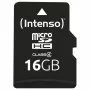 Intenso 16GB MicroSDHC Class 4 Memory Card with SD Adapter, Up to 21 MB/s Read Speed, Black
