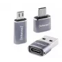 Intenso 3-in-1 USB-C Multiport Adapter, USB-C to USB-A, USB-C, Micro USB, 480 Mbps, 60W PD, Black