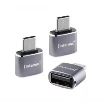 Intenso A480C USB-A to USB-C Adapter, USB 3.0, Black
