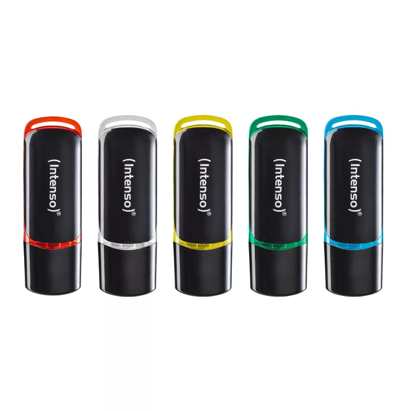 Intenso Business Line 16GB USB 2.0 Flash Drive 5-Pack (Assorted Colors)