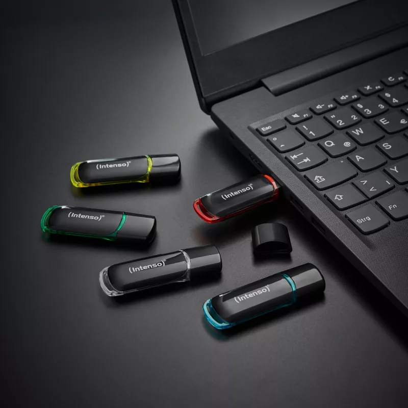 Intenso Business Line 16GB USB 2.0 Flash Drive 5-Pack (Assorted Colors)
