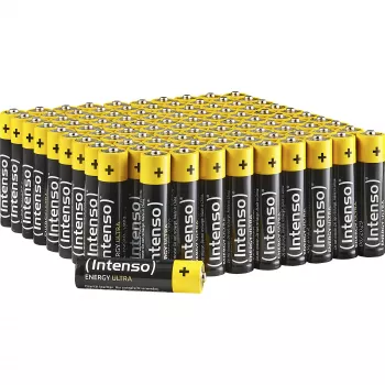 INTENSO Energy Ultra AAA LR03 Alkaline Batteries (100-Pack)