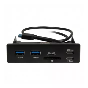 Inter-Tech Argus CI-22 Internal Card Reader for 3.5 inch Bay, USB 2.0, Multi-Card – Black