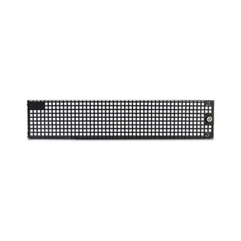 Inter-Tech IPC Front Grille 2U Black Lockable