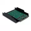 Inter-Tech KT005B 2xSATA to 2xM.2 SATA SSD PCI Slot Mounting Frame Adapter