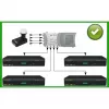 INVERTO QUATTRO BLACK ULTRA Quattro LNB – 4 Outputs, 0.2 dB Noise Figure, F-Type Connectors