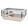 INZ INTER-ZOO Bob + Wood Small Animal Cage, Beige & Black, 780x480x360 mm