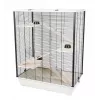 INZ INTER-ZOO Diego + Wood Beige 780x480x800 Small Animal Cage