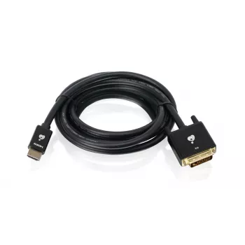 IOGEAR 4K @ 30Hz HDMI to DVI Cable - 10 ft (3 m), Gold-Plated, Triple Shielded, Black