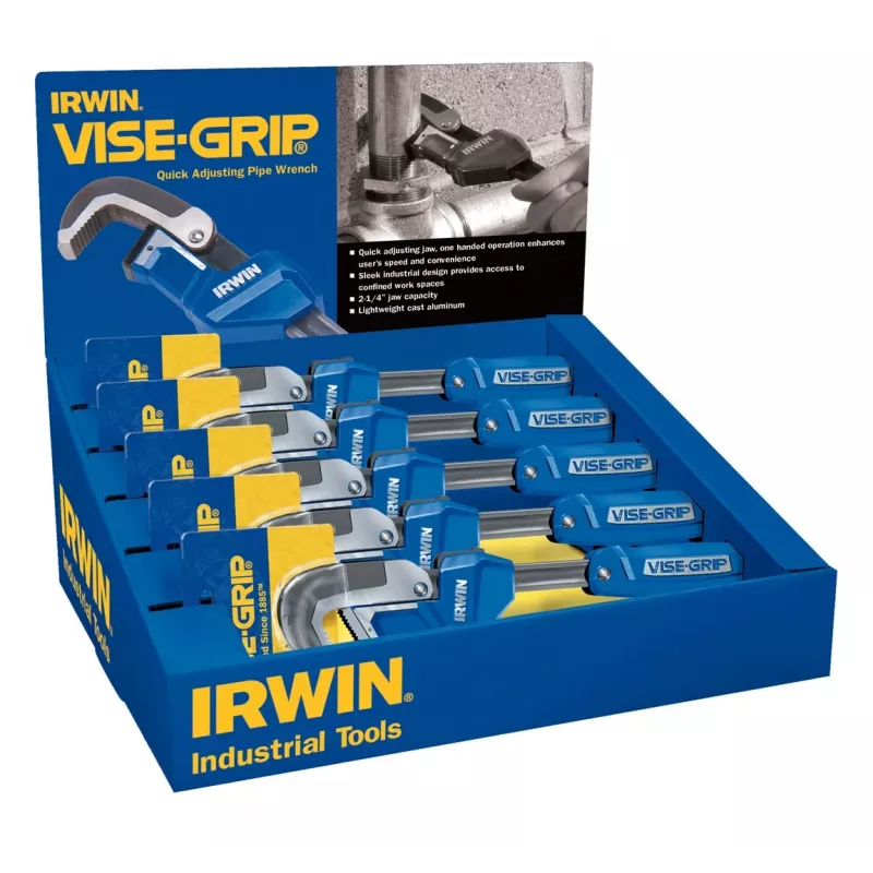 IRWIN 10503642 Adjustable Wrench 250mm Chrome Vanadium Steel with Phosphate Finish, 34mm Jaw Opening, DIN 3117