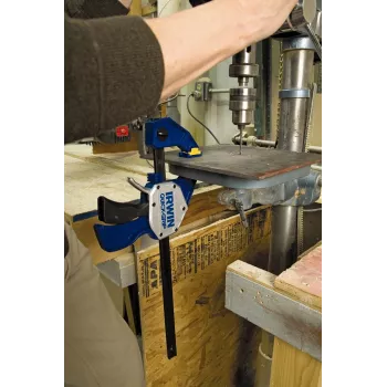 IRWIN QUICK-GRIP XP Bar Clamp 450 mm One-Handed Spreader, Black/Blue/Grey