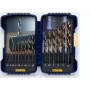 IRWIN TURBOMAX PRO 15-Piece HSS Twist Drill Bit Set, 1.5–10 mm, DIN 338, Split Point, Metal/Wood/Plastic