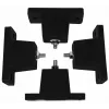 Ivensis IMS08 Anti-Vibration Isolation Feet (Set of 4) – 30mm Diameter, 10mm Height, Aluminium Alloy, Black
