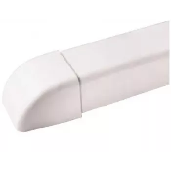 IVENSIS IPEP60 Cable Trunking End Cap White 60 mm PVC Snap-On