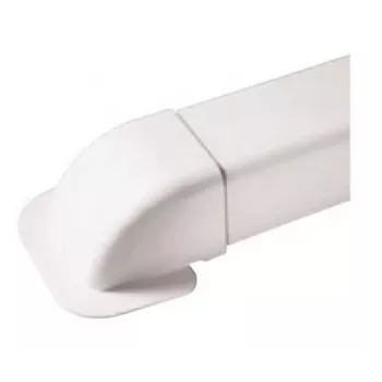 IVENSIS IPWE80 White Wall Cover Plate – Flush-Mounted Electrical Box Cover, ABS Plastic, 80x80x10mm