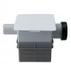 IVENSIS ISN32 Concealed Condensate Trap 100x100 - White ABS, 32mm Drain, Odour Seal