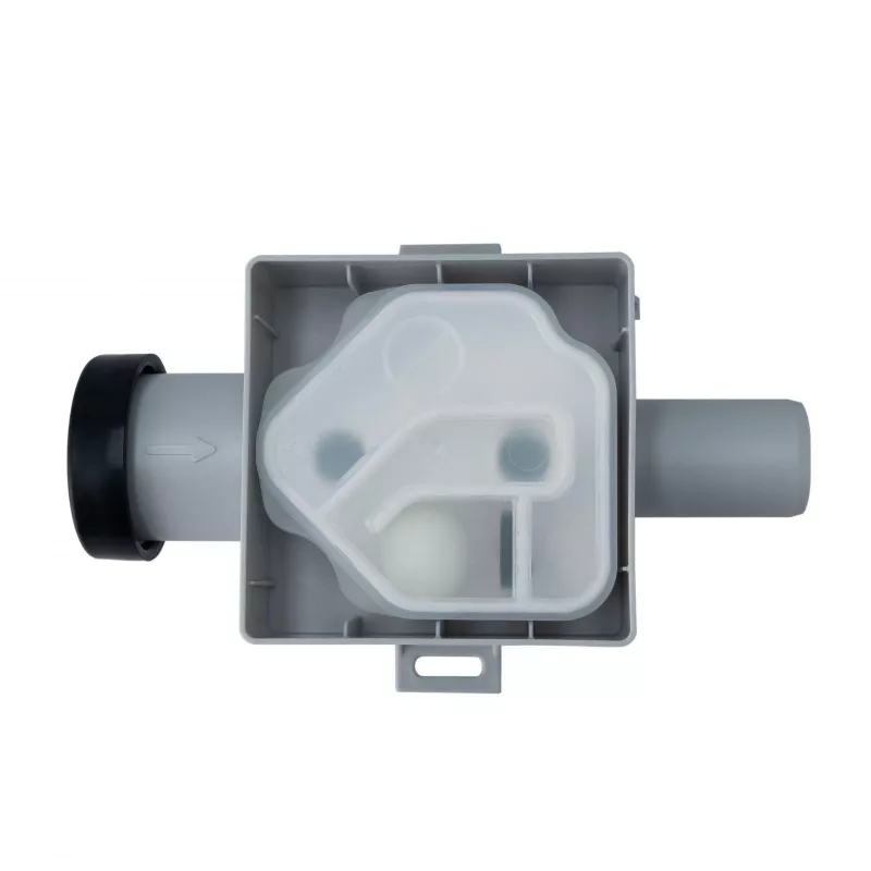 IVENSIS ISN32 Concealed Condensate Trap 100x100 - White ABS, 32mm Drain, Odour Seal