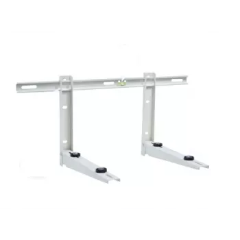 Ivensis IWL550 Foldable Shelf Bracket with Mounting Beam, 550mm, White, Powder Coated Steel