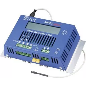 IVT Solar Charge Controller 12V/24V 20A MPPTplus 20A with LCD Display 200036