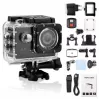 iWear K1 Ultra HD 4K 16MP Wi-Fi Sport Camera with 2 inch LCD Remote & 8x Fixation Set