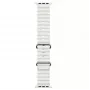 iWear S1 Grooved Soft Silicone 20mm Strap for Apple Watch 49mm / 45mm / 44mm / 42mm White