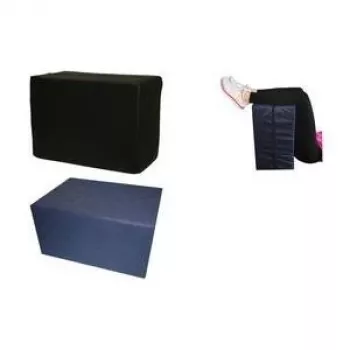 IWH Foam Block 550 x 400 x 300 mm, Black PU Foam, Dimensionally Stable, Odour-Neutral, Removable Cover, 1 Piece 086700