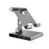 j5create JTS224-N Multi-Angle Stand with USB-C Docking Station for iPad Pro (Space Grey)