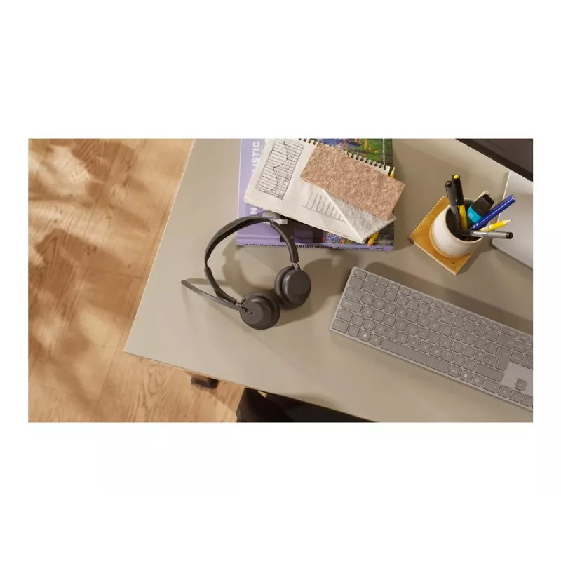 Jabra Evolve3 45 Stereo Headset with Link 390a Microsoft Stand