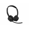 Jabra Evolve3 45 Stereo Headset with Link 390c USB-A Adapter for Microsoft Teams, Black