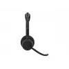 Jabra Evolve3 45 Stereo Headset with Link 390c USB-A Adapter for Microsoft Teams, Black