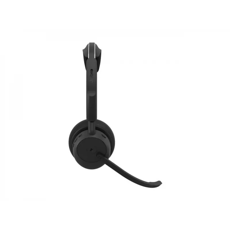 Jabra Evolve3 45 Stereo Headset with Link 390c USB-A Adapter for Microsoft Teams, Black