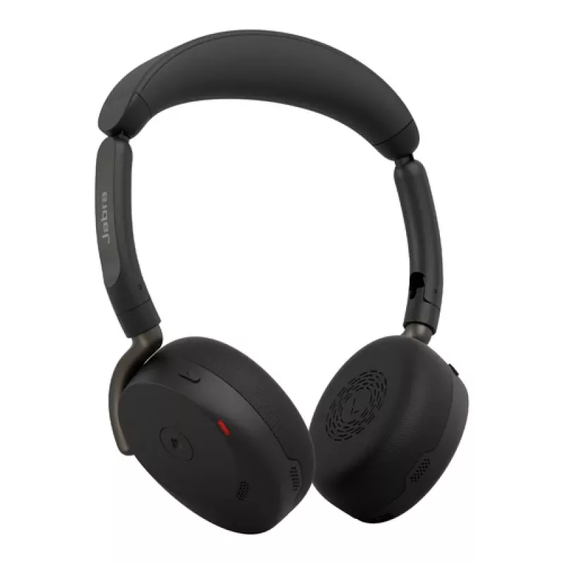 Jabra Evolve3 65 Flex Headset with Link 390a USB Adapter, Microsoft Teams Certified, Wireless Bluetooth, Hybrid ANC, Black