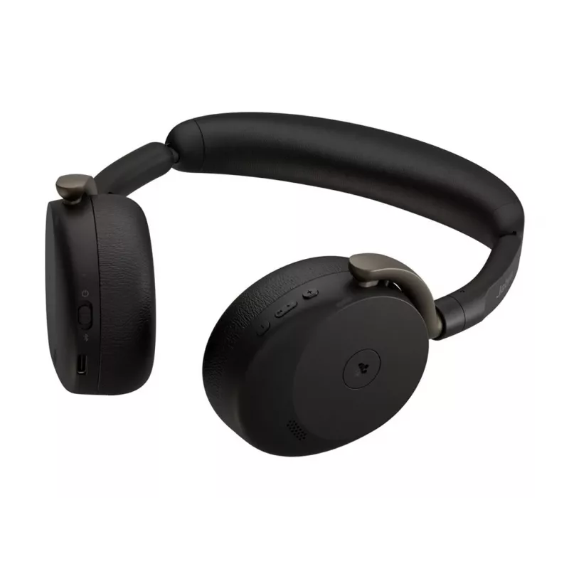 Jabra Evolve3 65 Flex Headset with Link 390a USB Adapter, Microsoft Teams Certified, Wireless Bluetooth, Hybrid ANC, Black